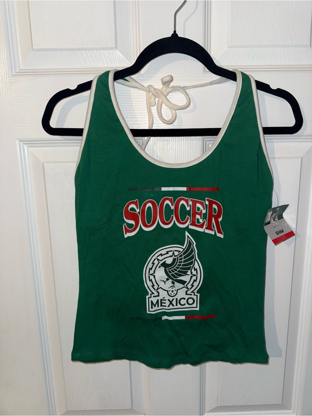 FIFA Mexico Women’s Halter Tank Green Graphic Logo Soccer Futbol Size Small NWT